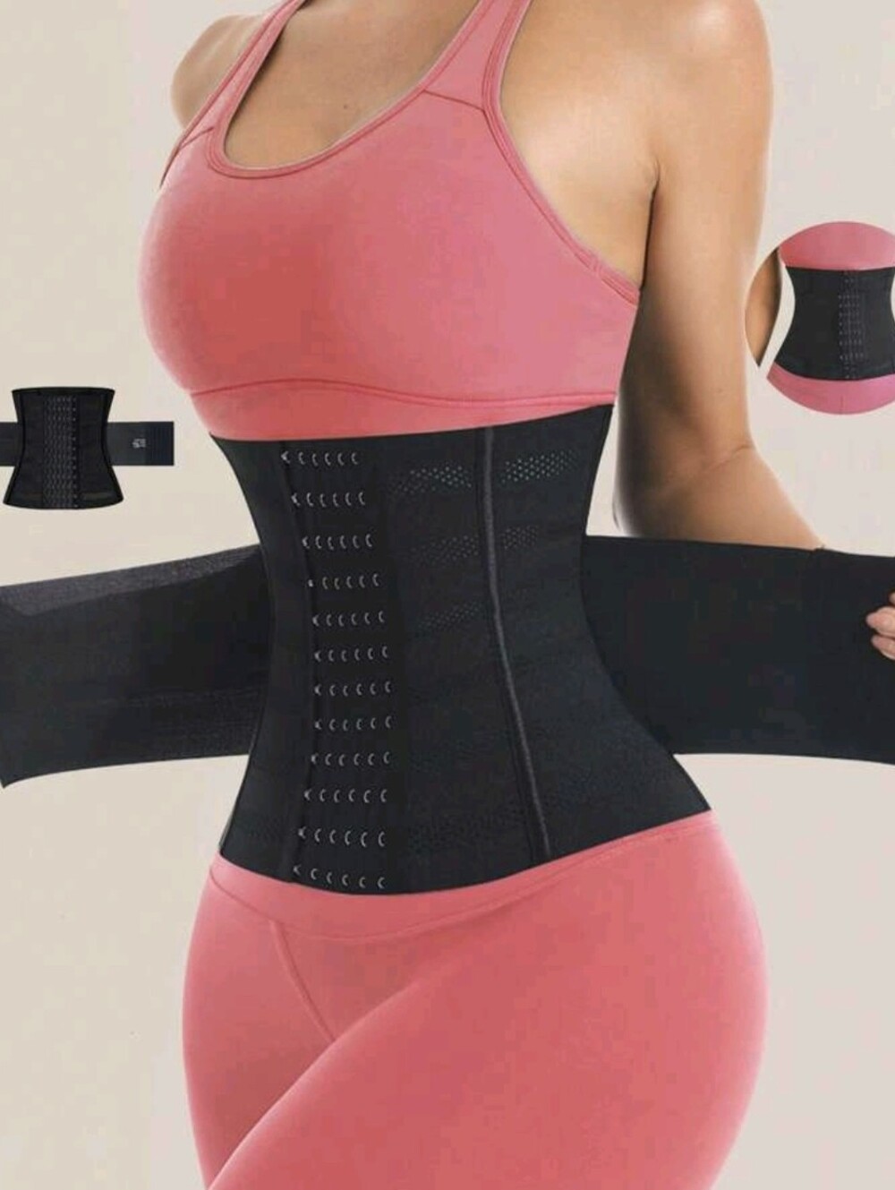 Black Waist Trainer Corset Slimming Shapewear
